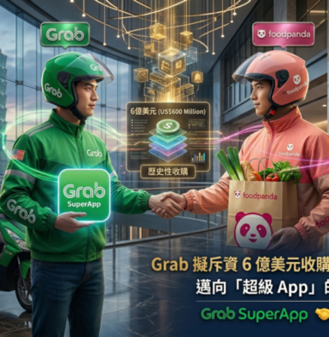 Grab擬斥資6億美元收購foodpanda臺灣　中資疑慮影響監管變數成關鍵因素