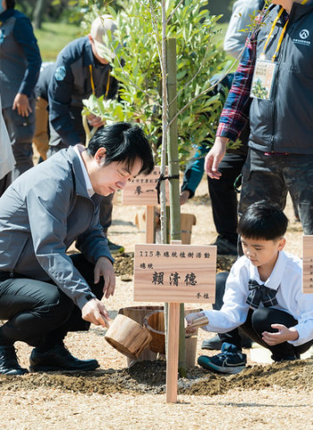 植樹節倡議城市綠化　賴清德總統推動「都市林」國家級調適計畫  以自然解方守護永續韌性家園