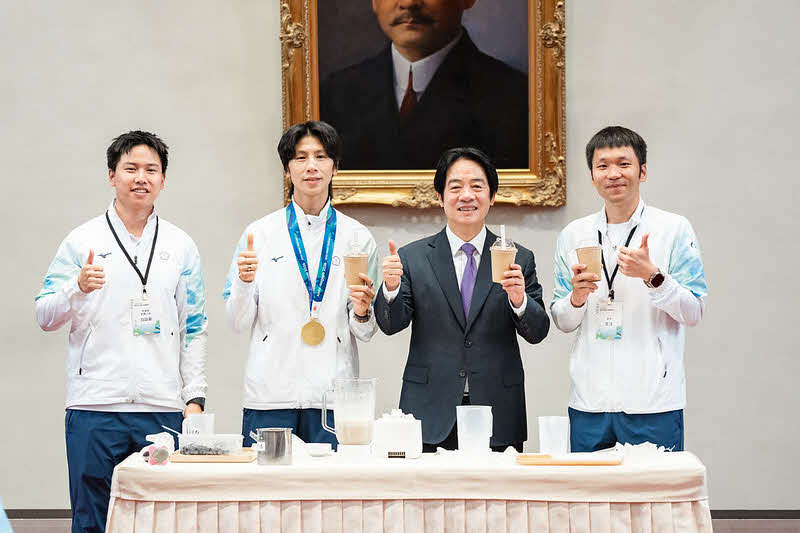 賴清德接見亞運代表團 肯定臺灣健兒拚戰：站上國際舞台就是國家驕傲