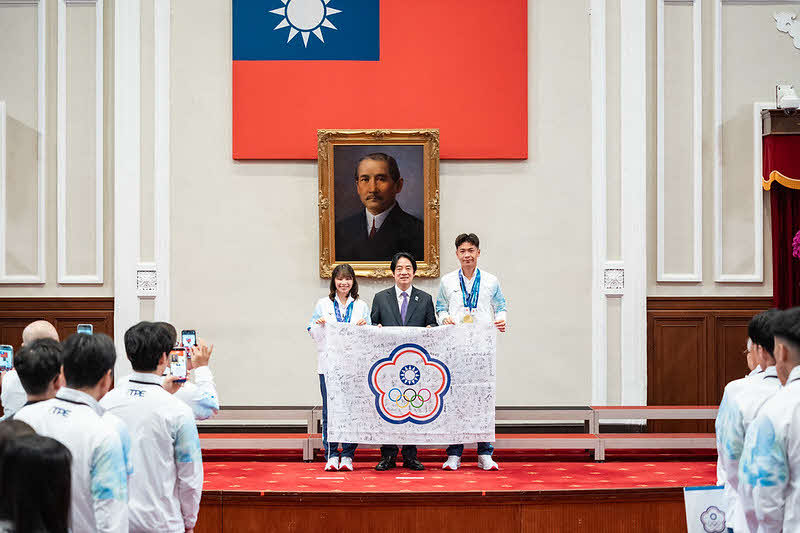 賴清德接見亞運代表團 肯定臺灣健兒拚戰：站上國際舞台就是國家驕傲