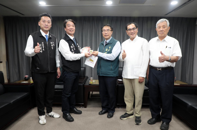 山邊媽祖宮赴台南市府拜會化解爭議 黃偉哲:以交流增進理解、尊重傳統禮制